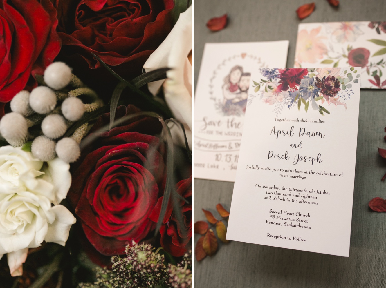 Handmade wedding invitations photo