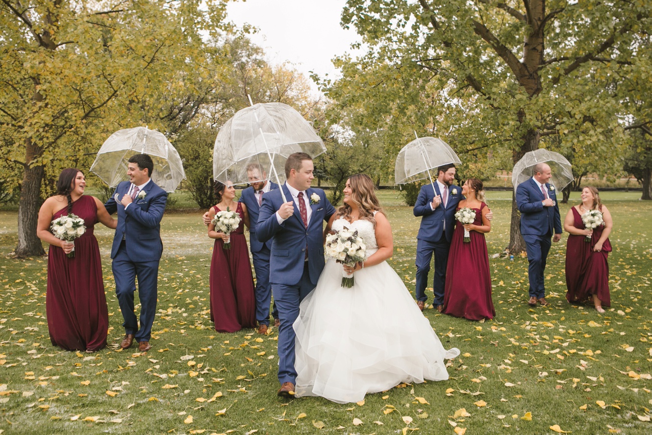 Rain on your wedding day photo