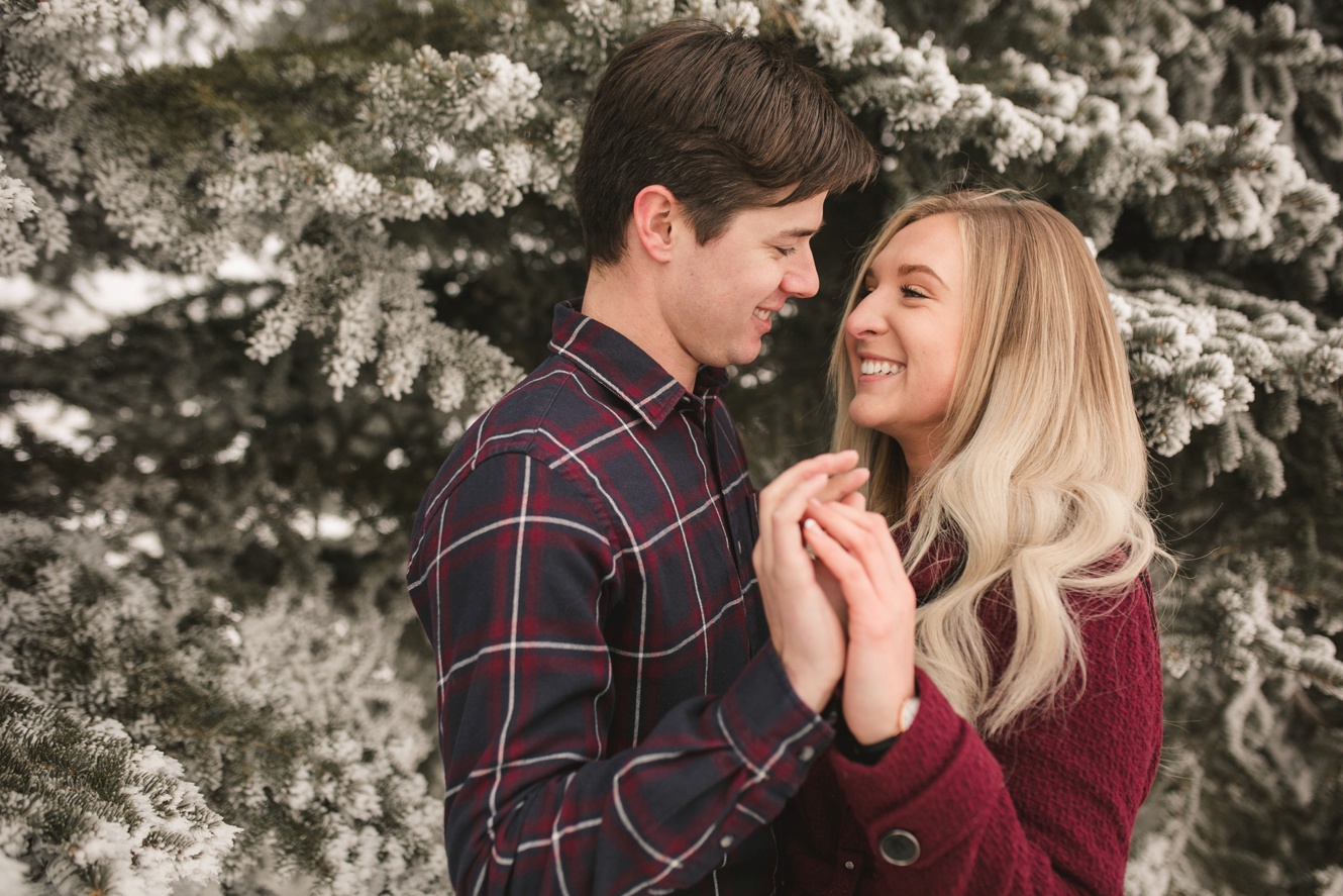 Frosty Winter Couples Session