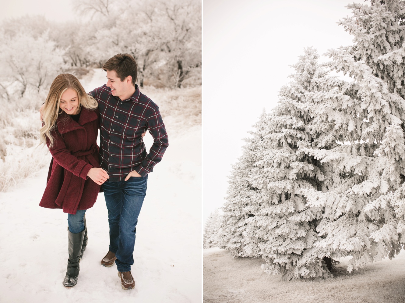 Frosty Winter Couples Session
