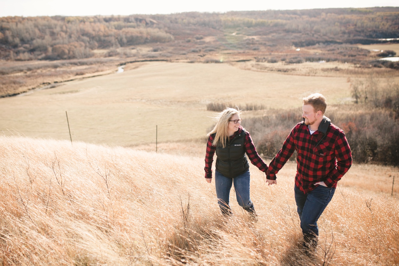 Fall Engagement overlooking Pipestone Valley