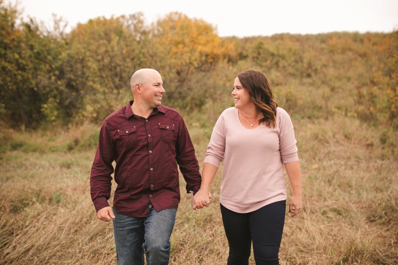 Rustic Fall Engagement Session in Bow Valley Park
