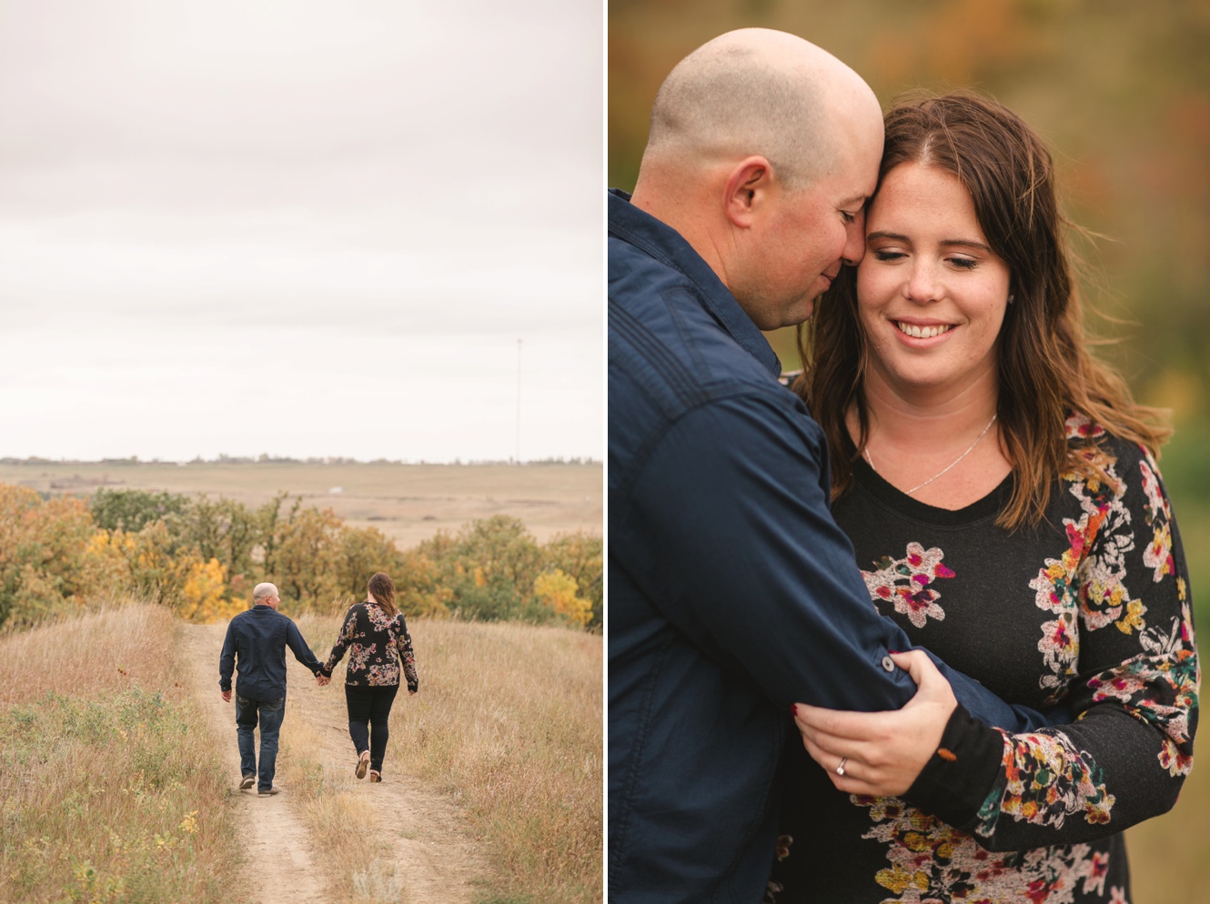 Fall engagement session in Oxbow Sk