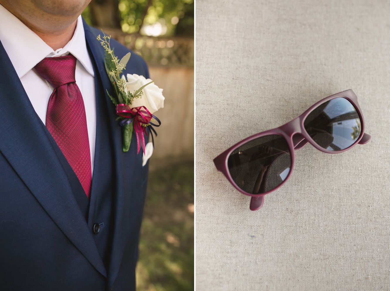 Custom wedding sunglasses photo