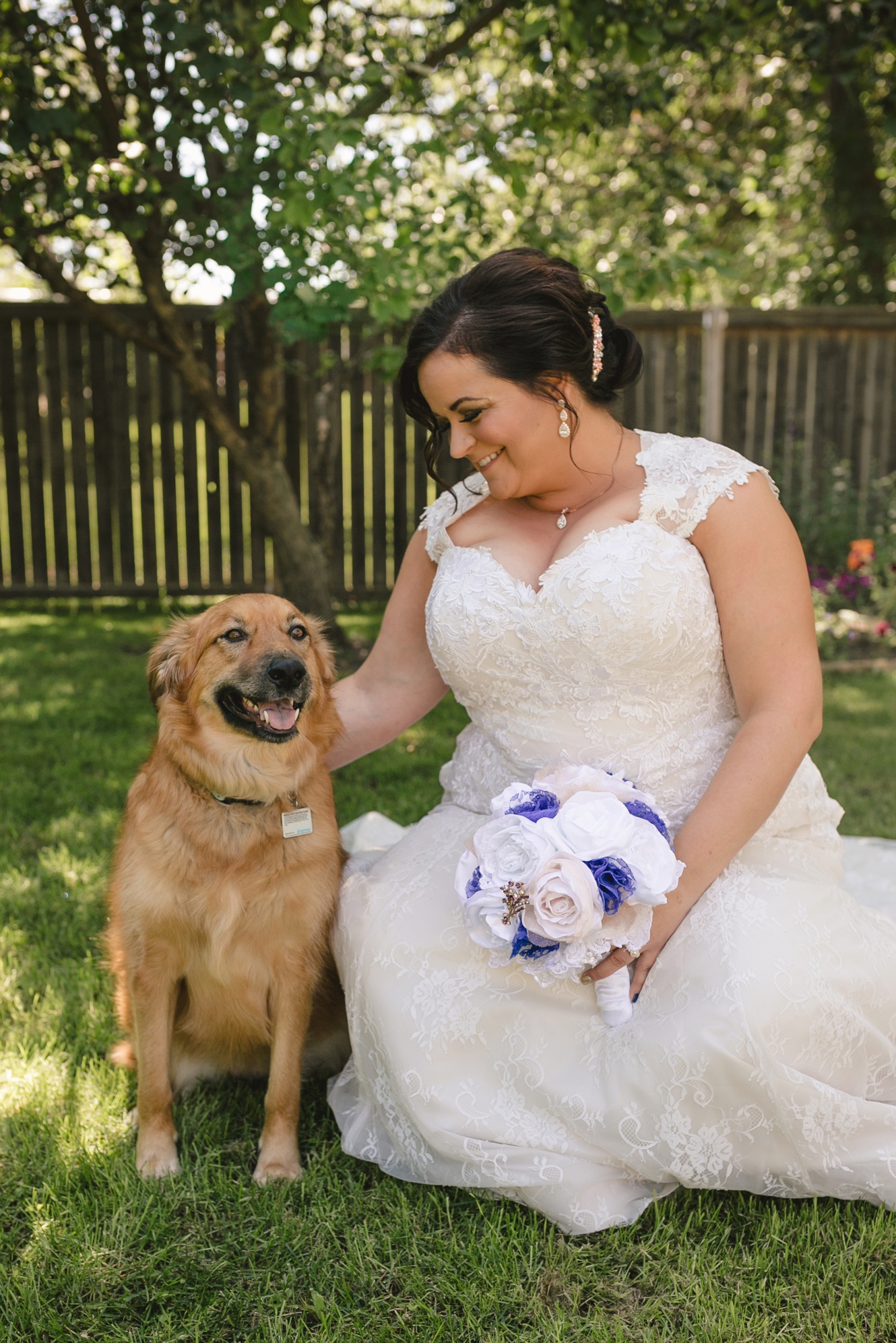 Wedding dog photos