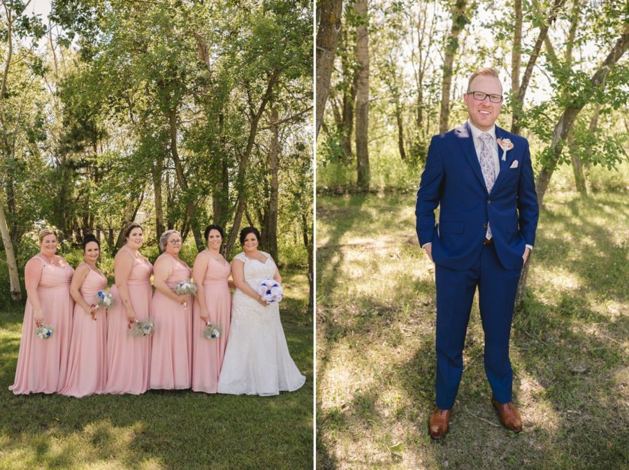 Bridal party posing ideas photo