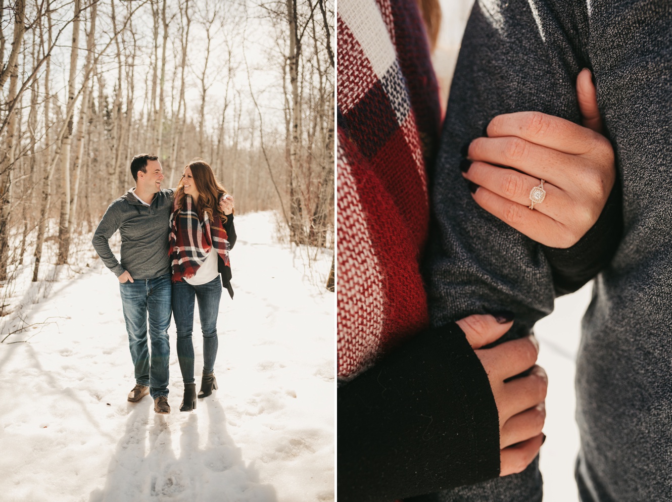 What to wear for your winter engagement session photo