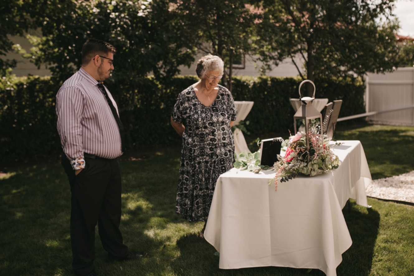 Intimate Backyard Wedding in Kipling, Saskatchewan
