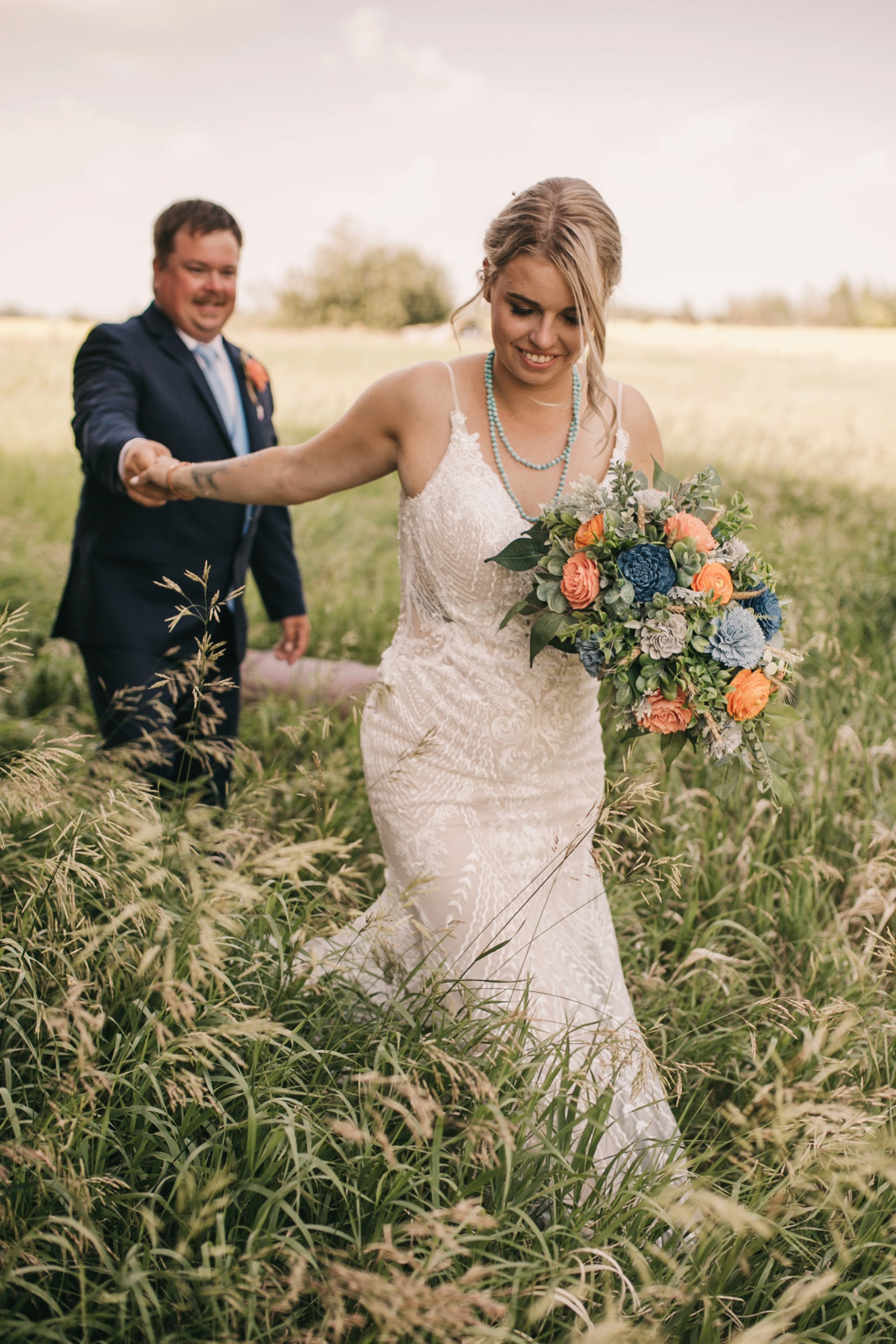 Country Farm Wedding with the most Amazing Saskatchewan Sunset
