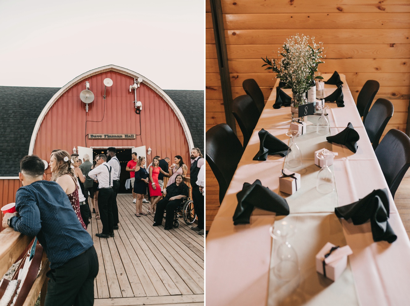 red barn wedding photos