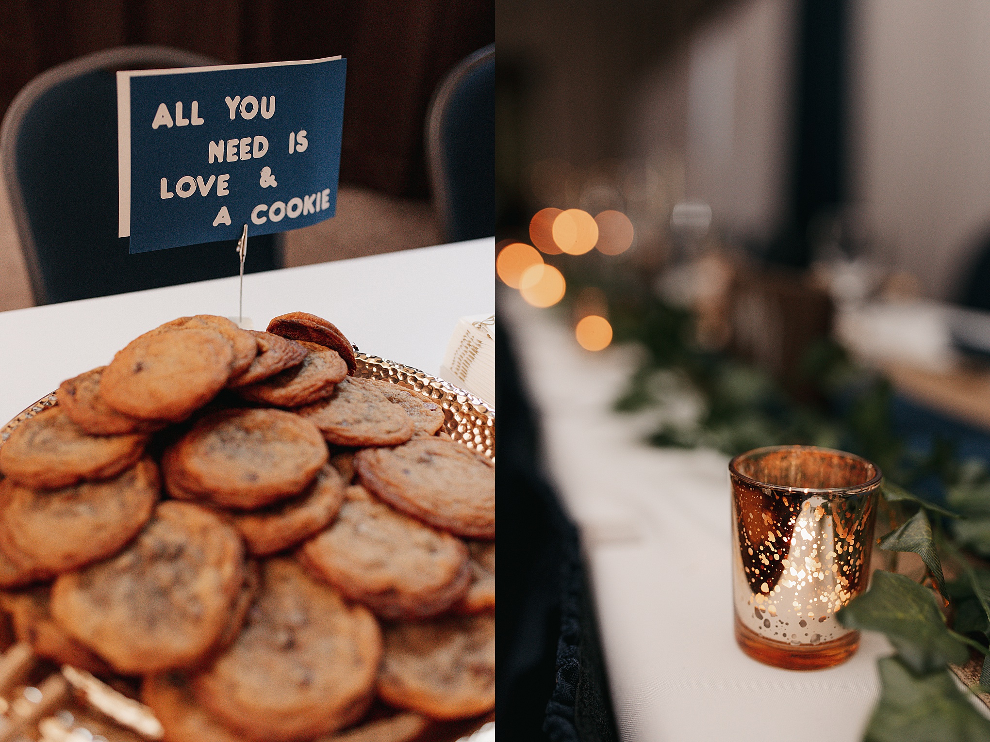 chocolate chip cookie wedding favours