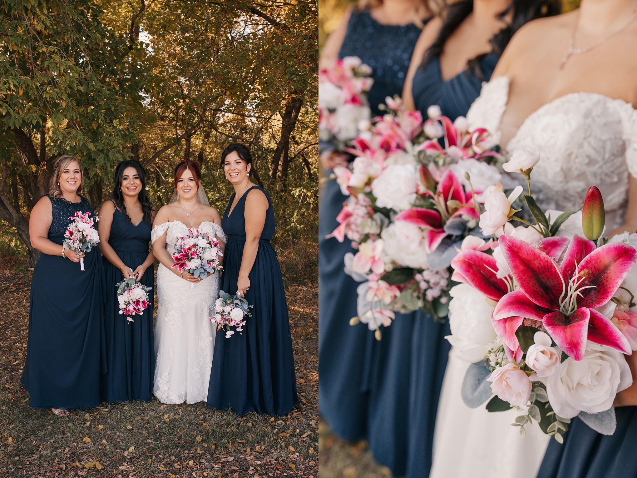 Romantic Navy-Hued Wedding at Woodlawn Golf Course