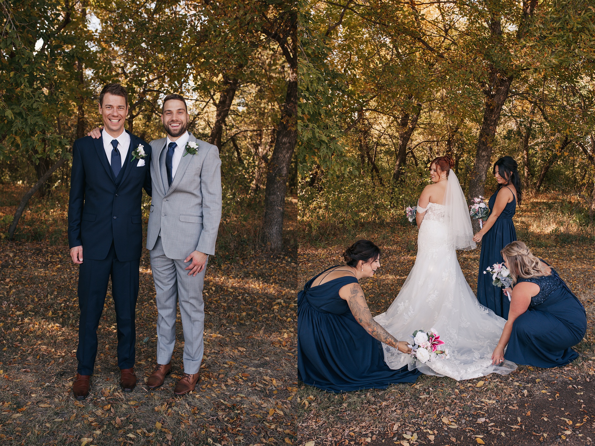 Romantic Navy-Hued Wedding at Woodlawn Golf Course