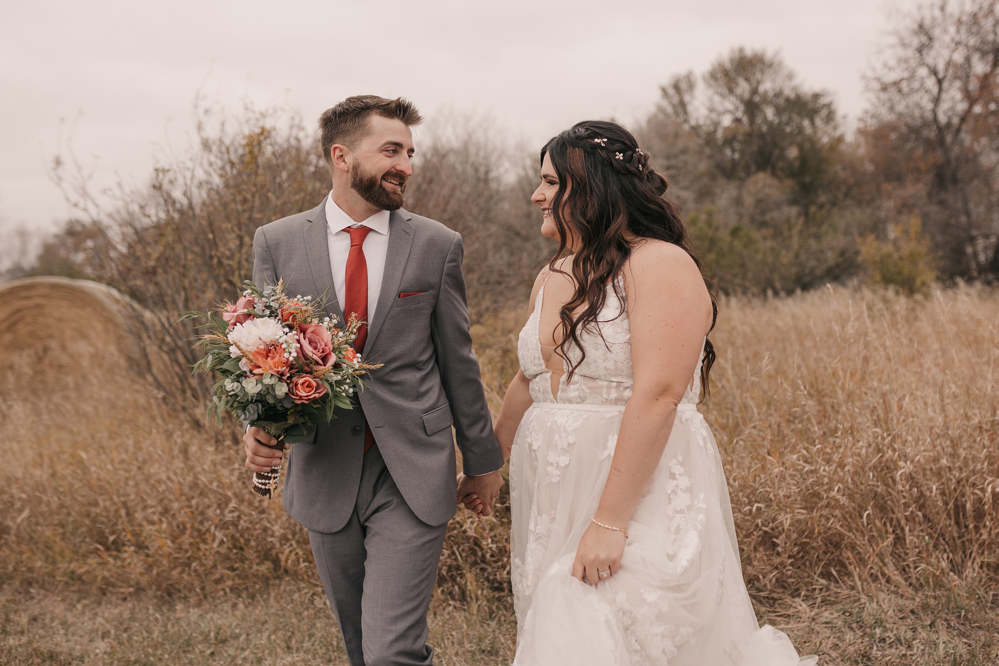 Moody Fall Wedding in Deloraine Manitoba