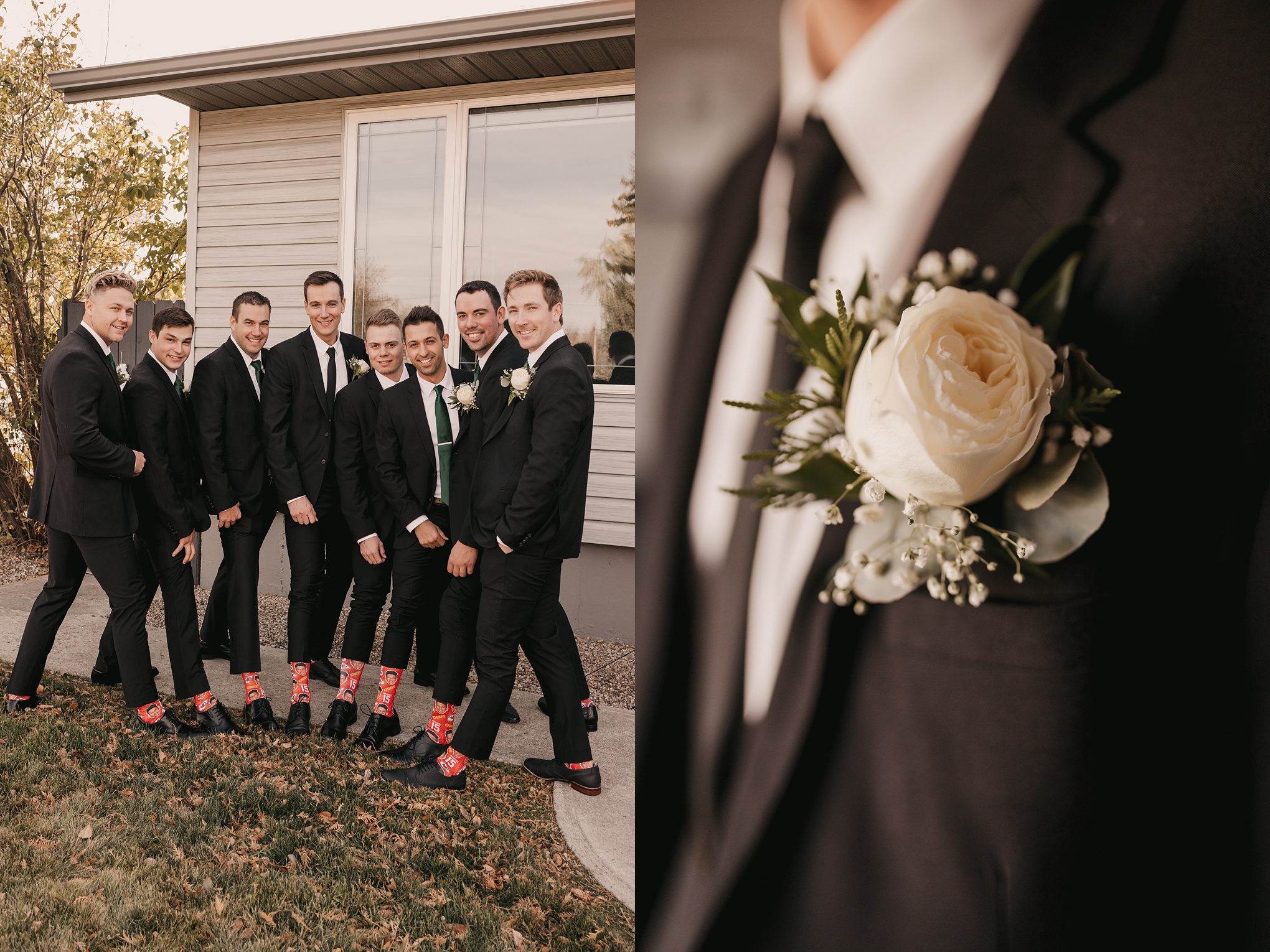 groomsmen wedding socks photo