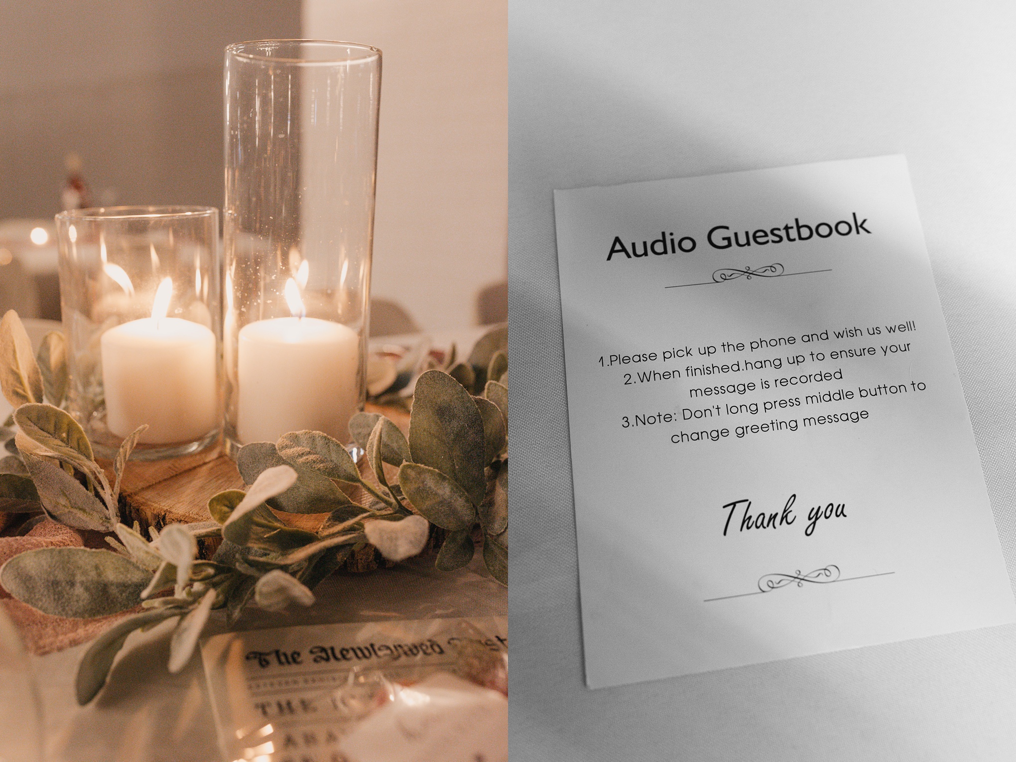audio guest book