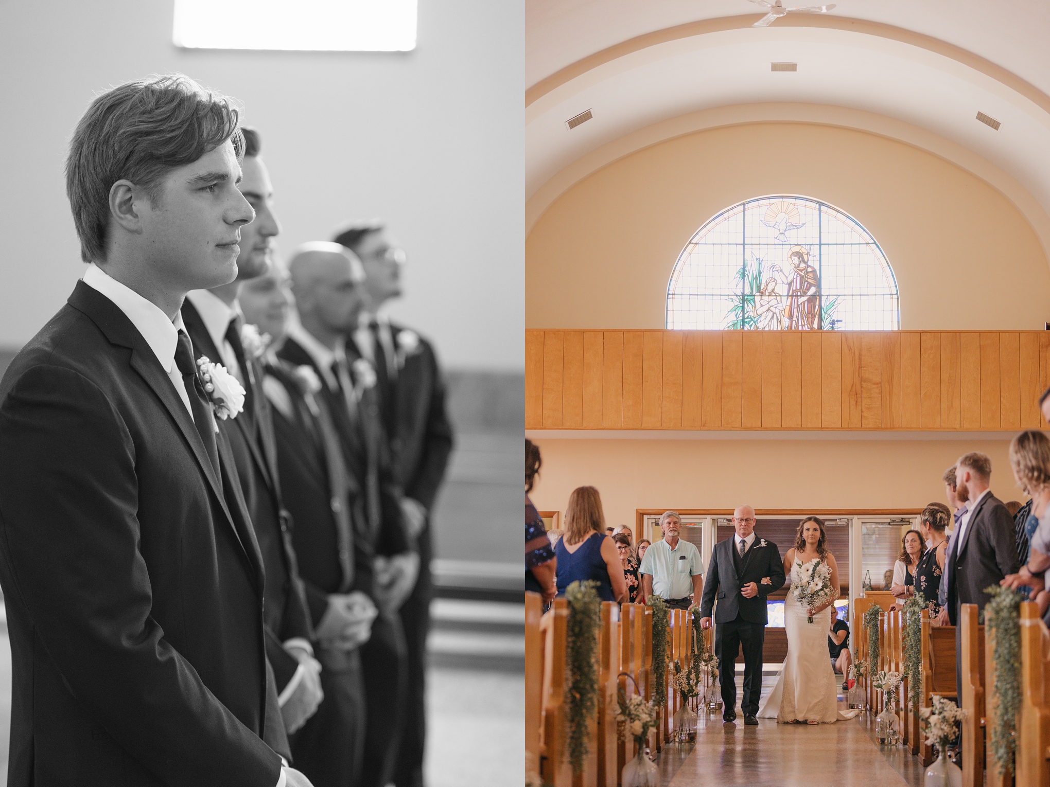 Saskatchewan catholic church wedding