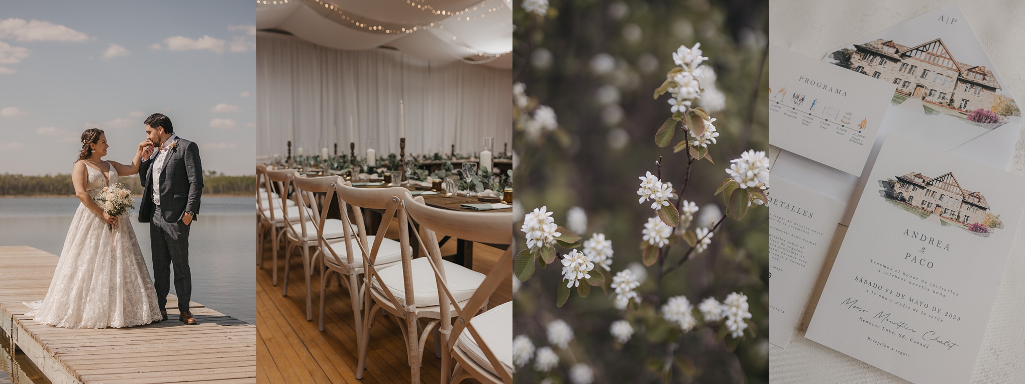 Intimate Kenosee Lake Wedding