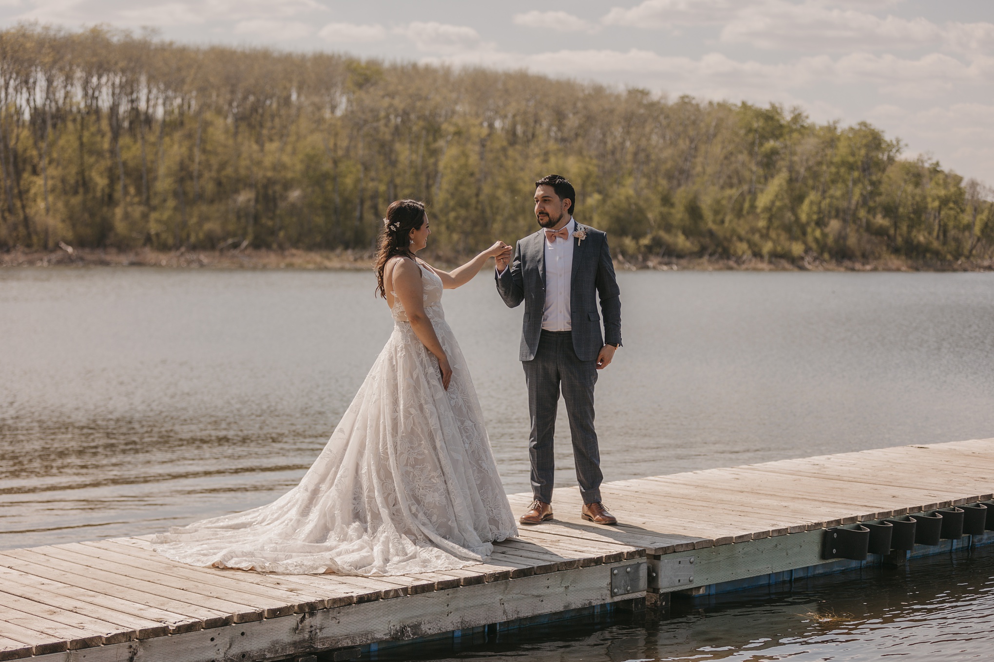 Intimate Kenosee Lake Wedding 