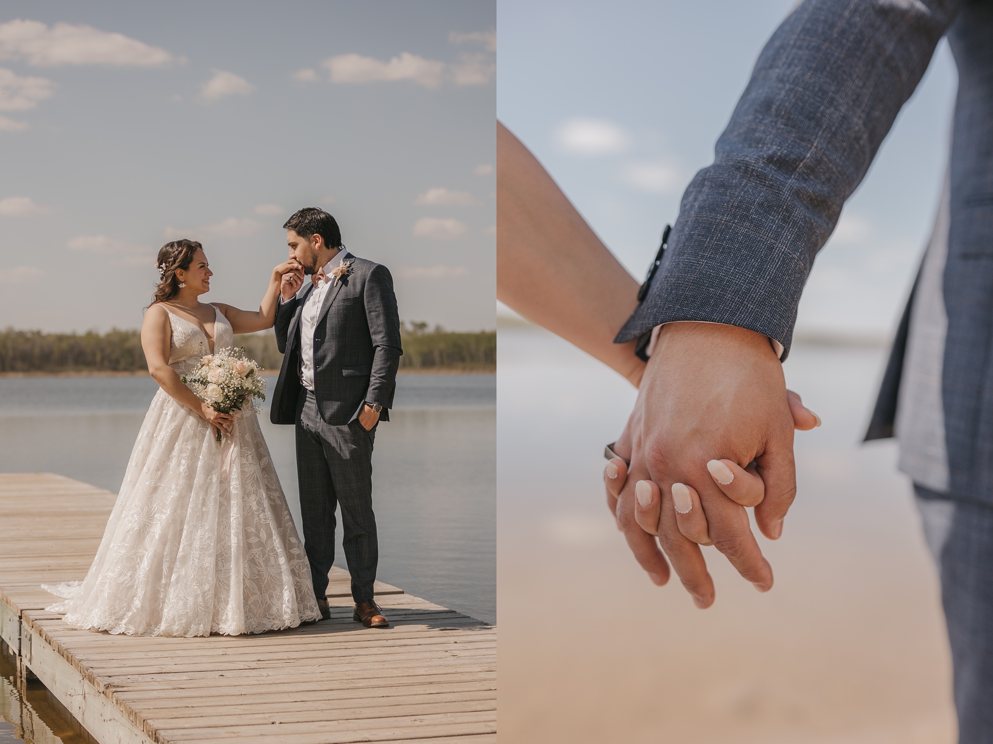 Intimate Kenosee Lake Wedding 