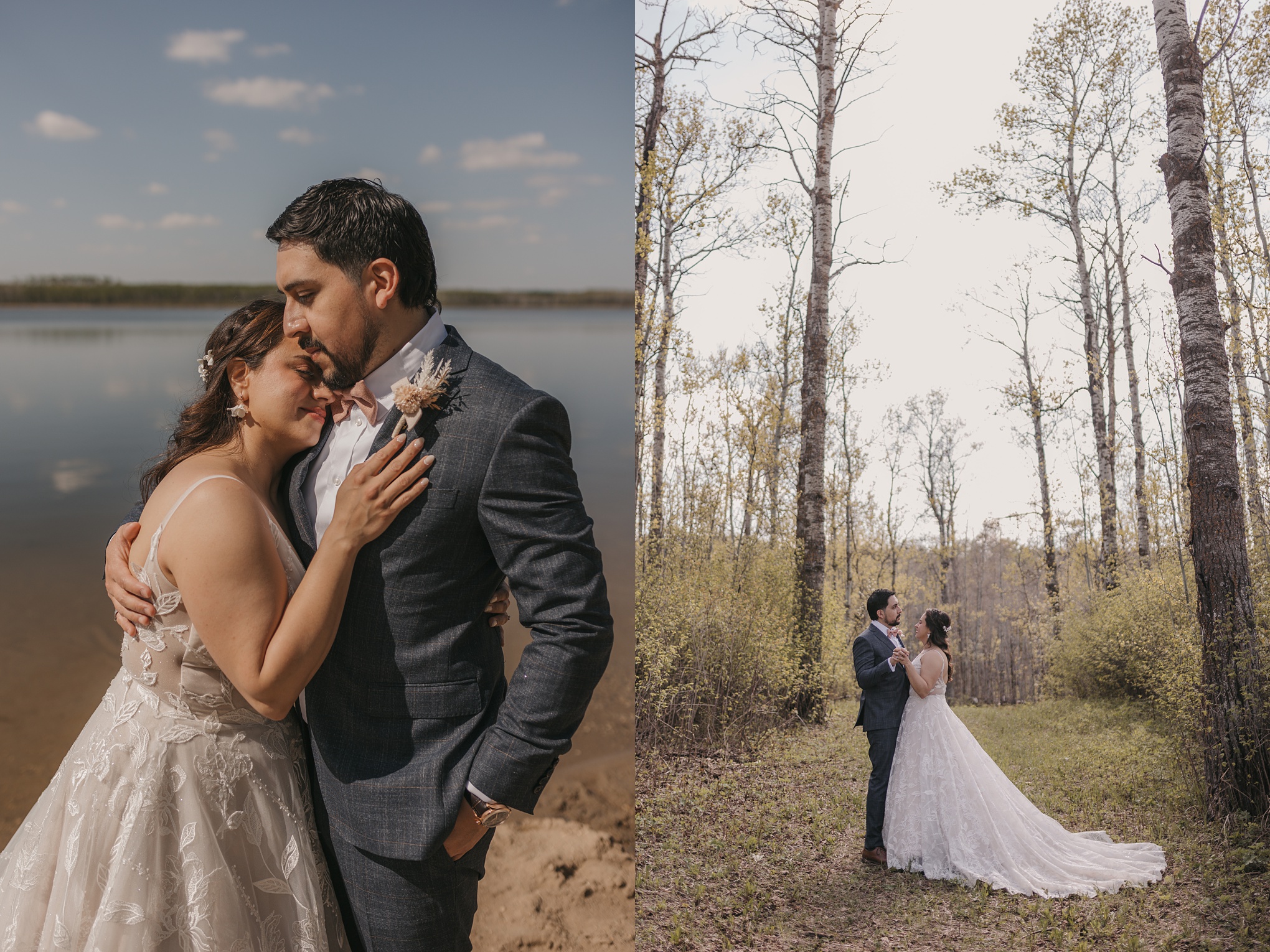 Intimate Kenosee Lake Wedding 