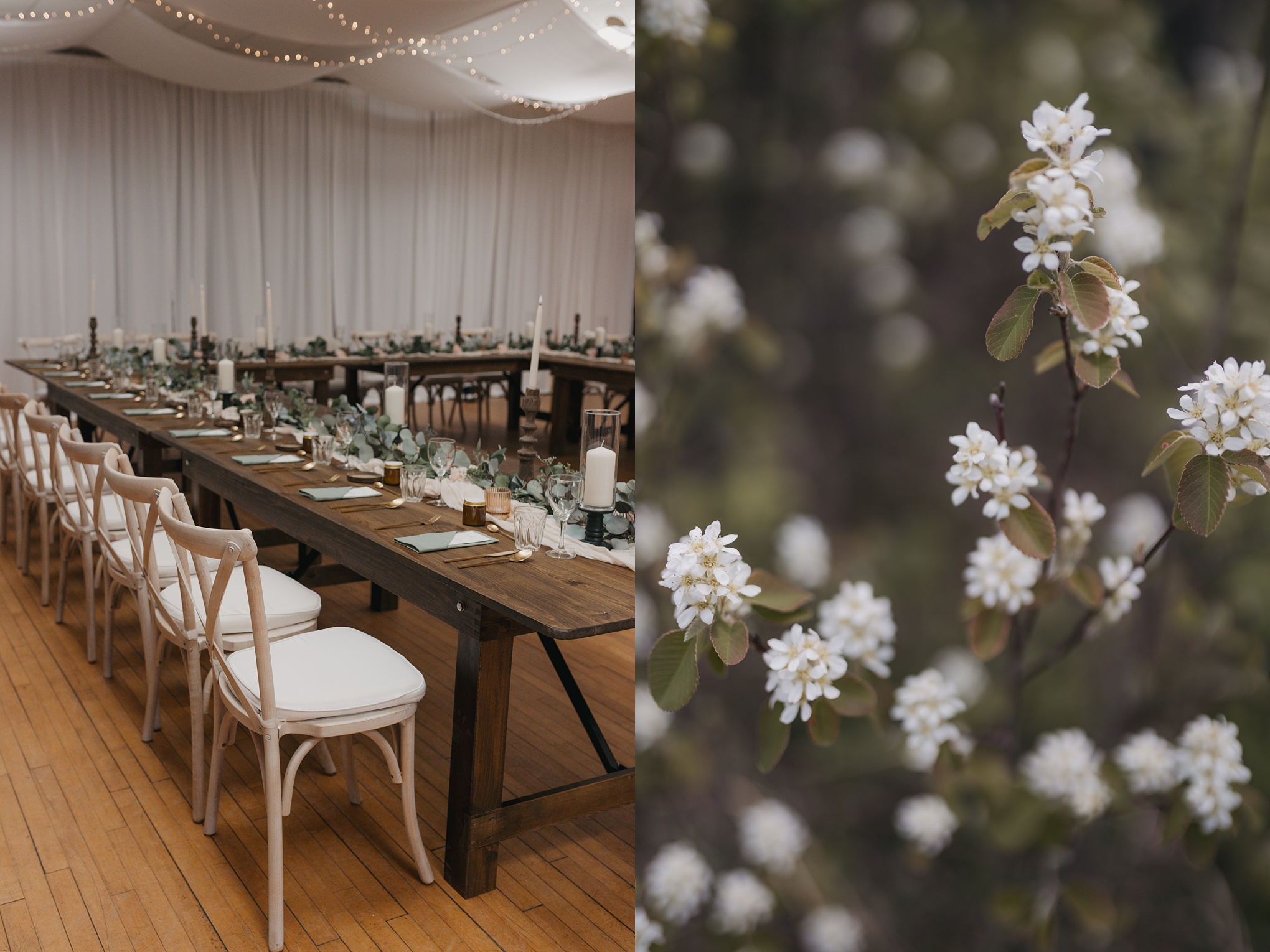 Wedding at kenosee lake rec hall