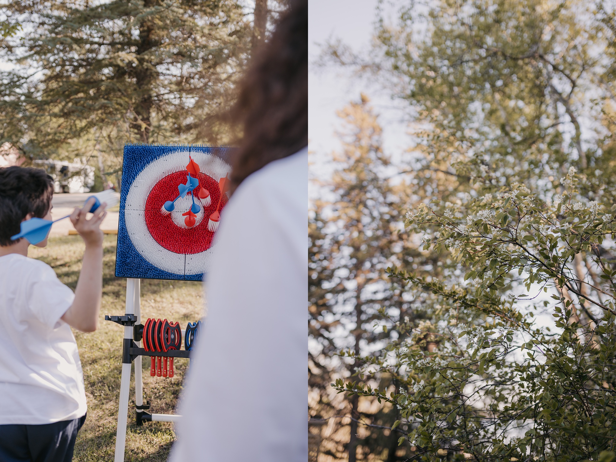 Outdoor wedding games