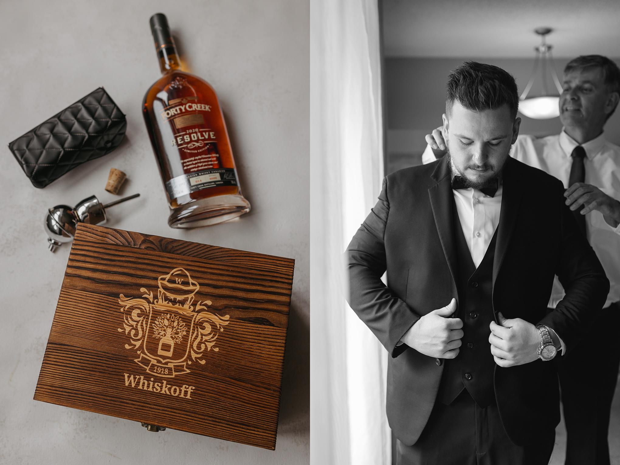 5 year old whiskey bottle to open on wedding day