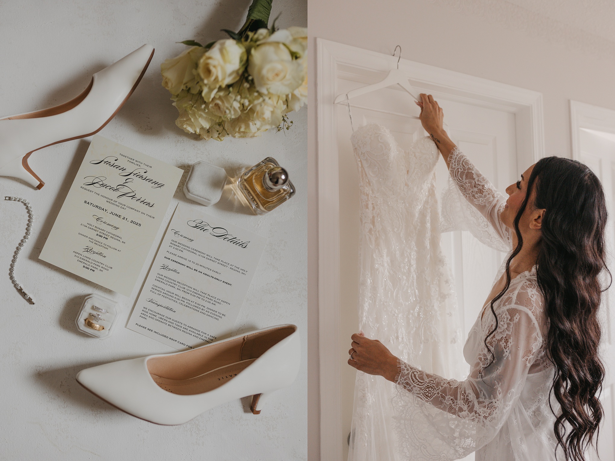 romantic NWL wedding gown