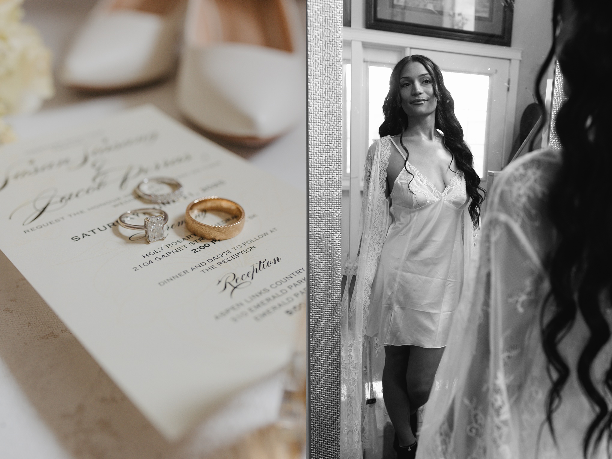 butter yellow wedding details photo