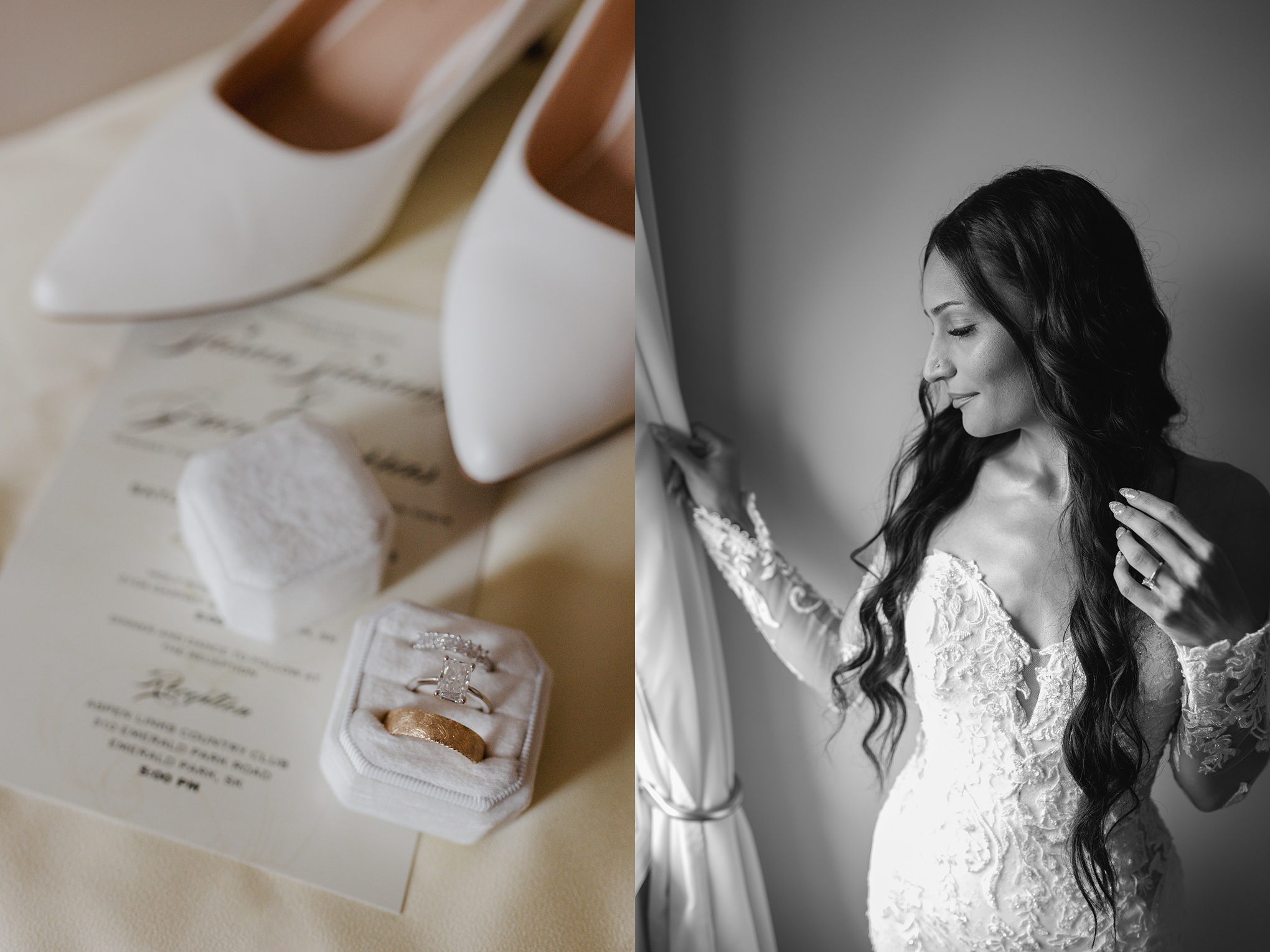 butter yellow wedding details photo
