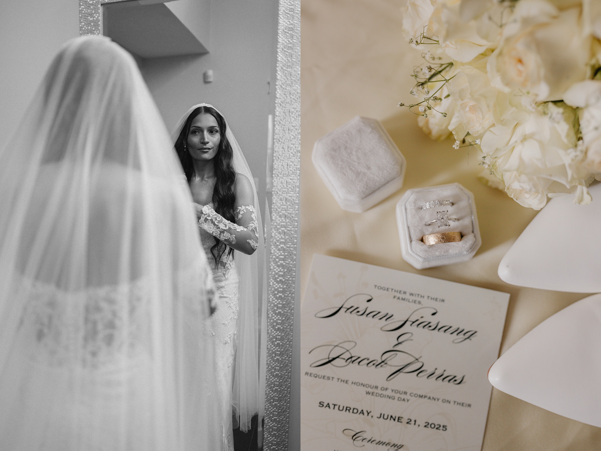 butter yellow wedding details photo