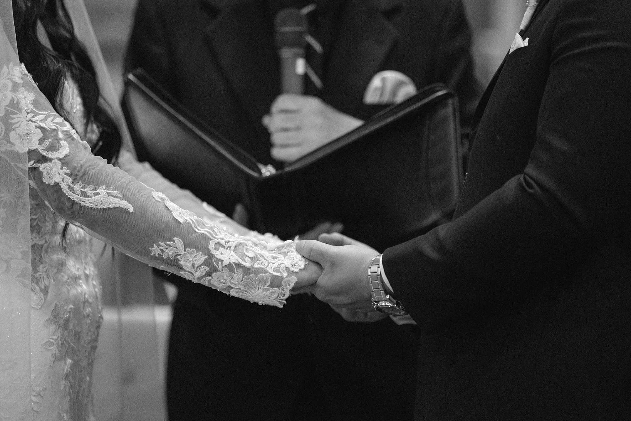 Romantic wedding at holy rosary cathedral photos