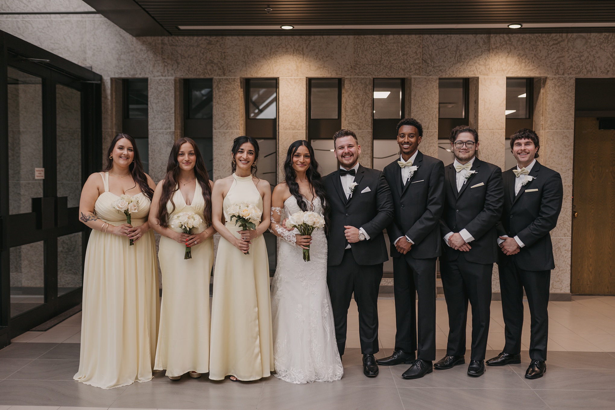 butter yellow wedding photos
