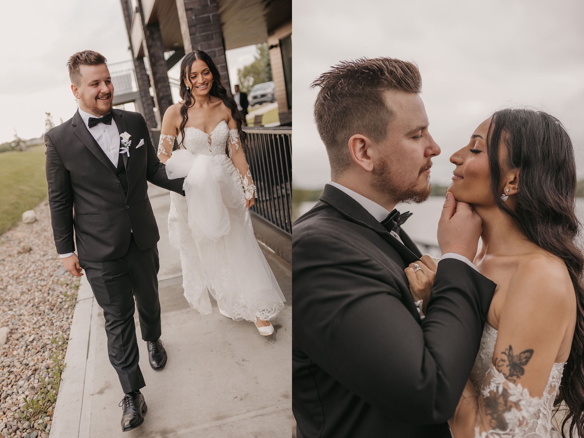 Romantic spring wedding in regina