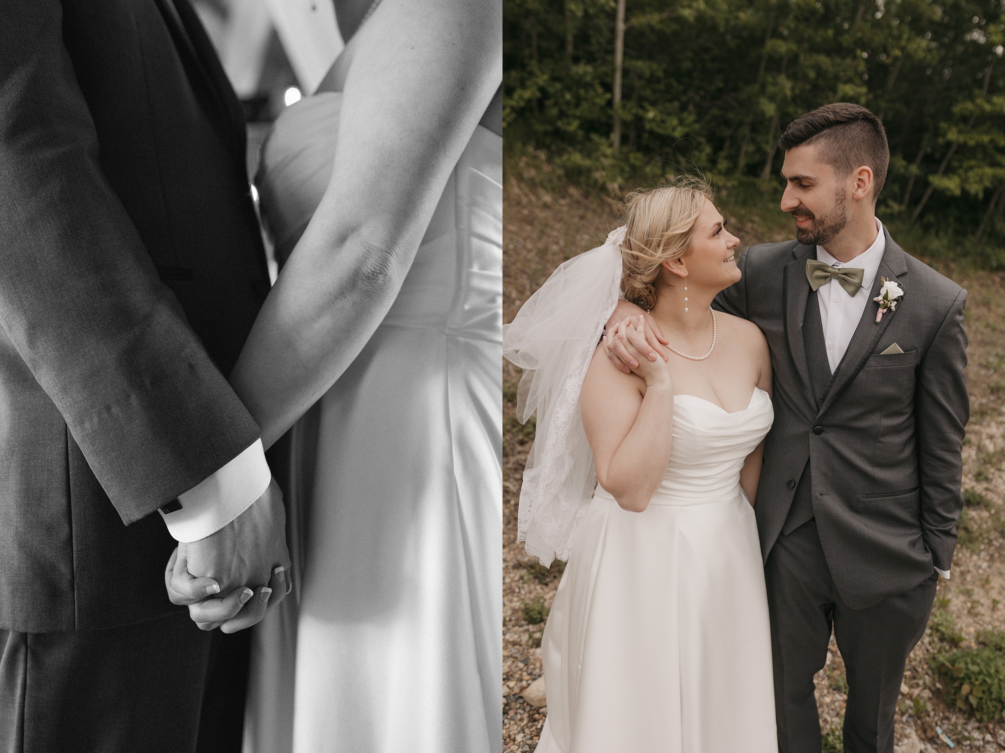 Dreamy and cinematic wedding photos