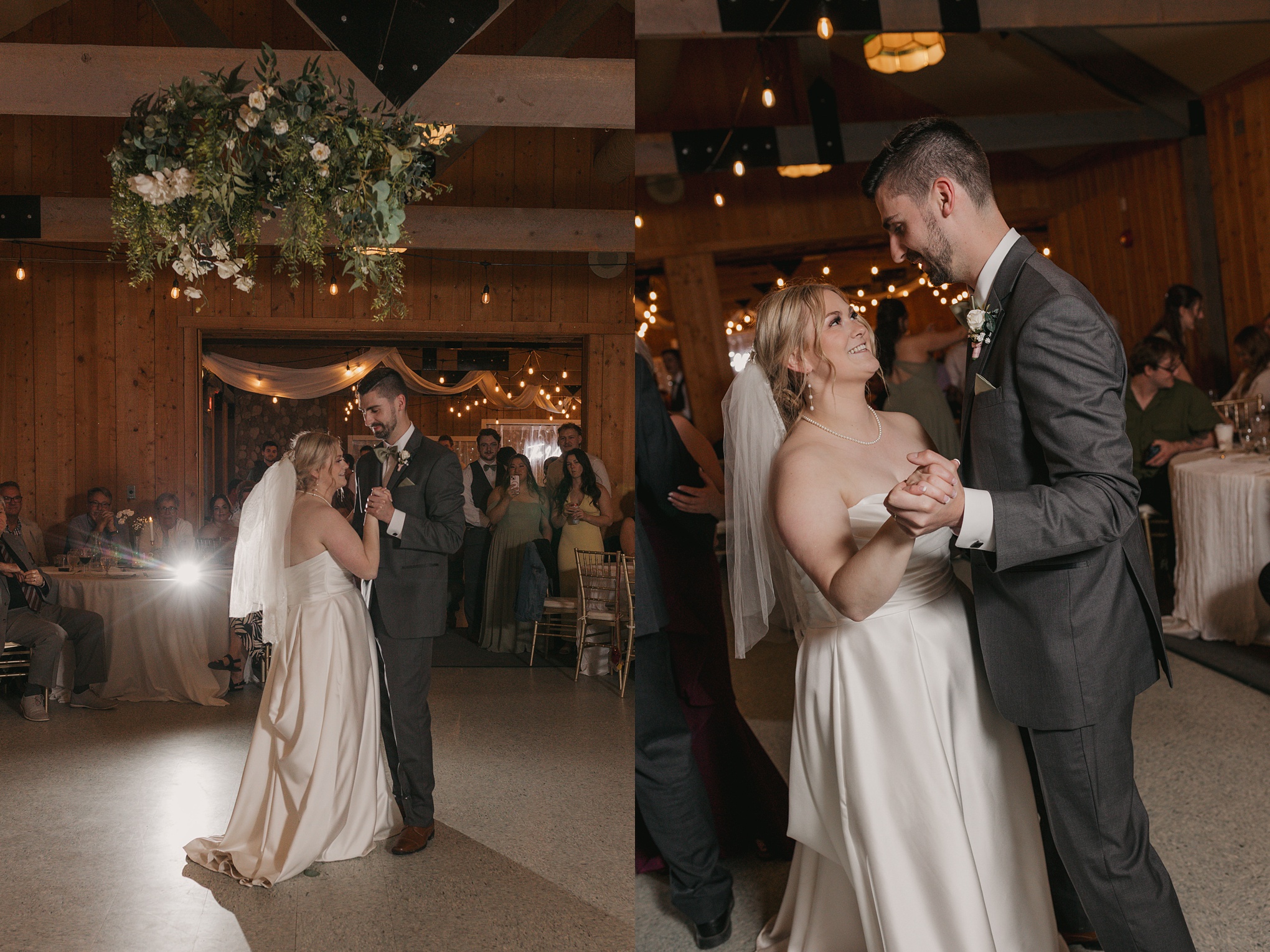 Wedding dance at asessippi ski resort sugar shack