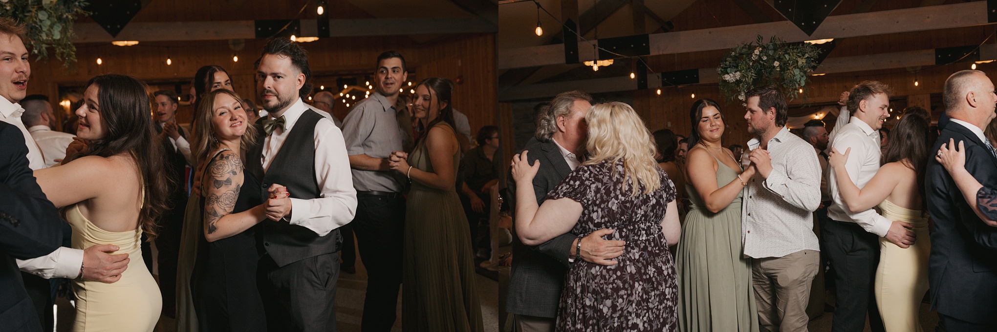 Wedding dance at asessippi ski resort sugar shack
