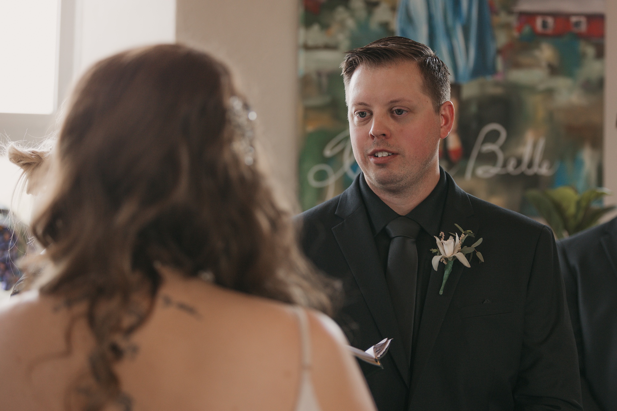 Old stone inn wedding photos