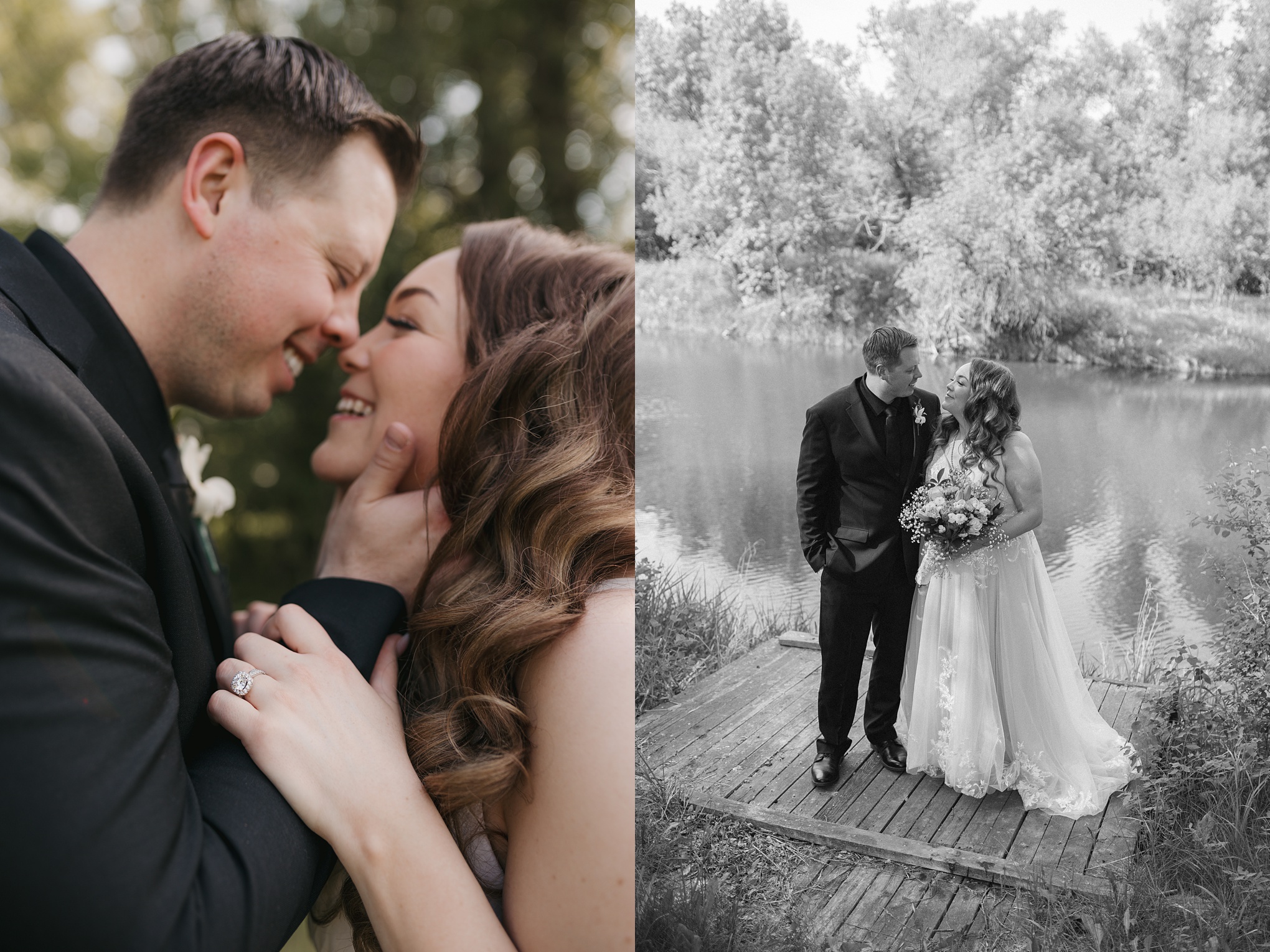 Romantic Estevan wedding photos