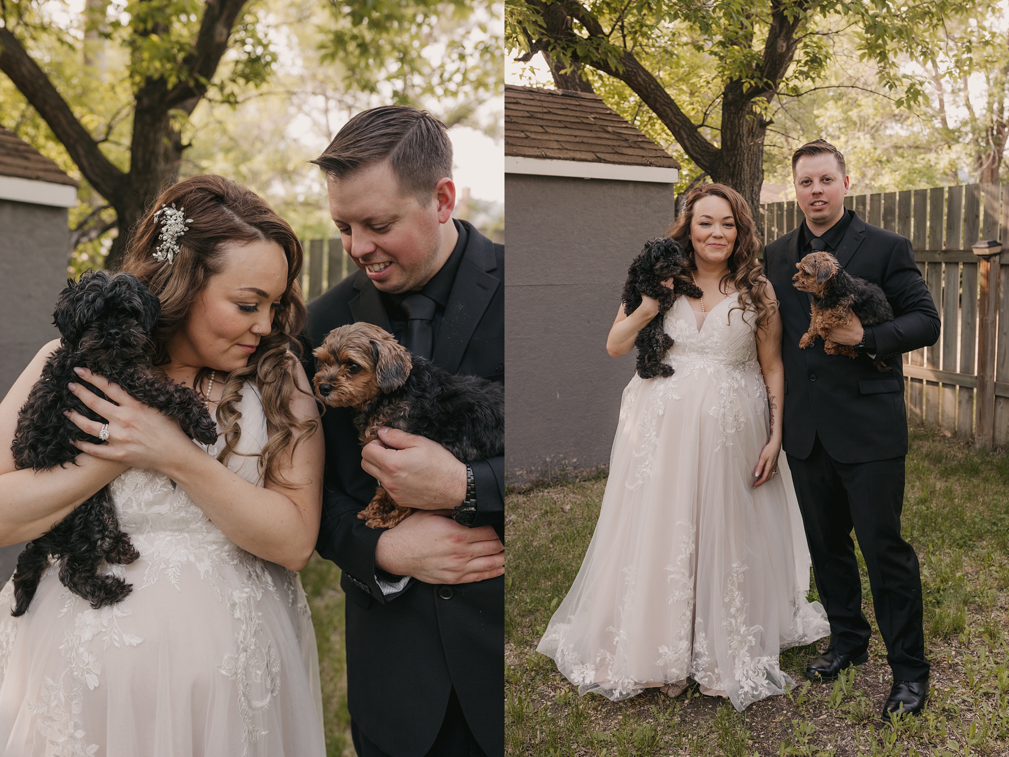 photos with your dog at your wedding
