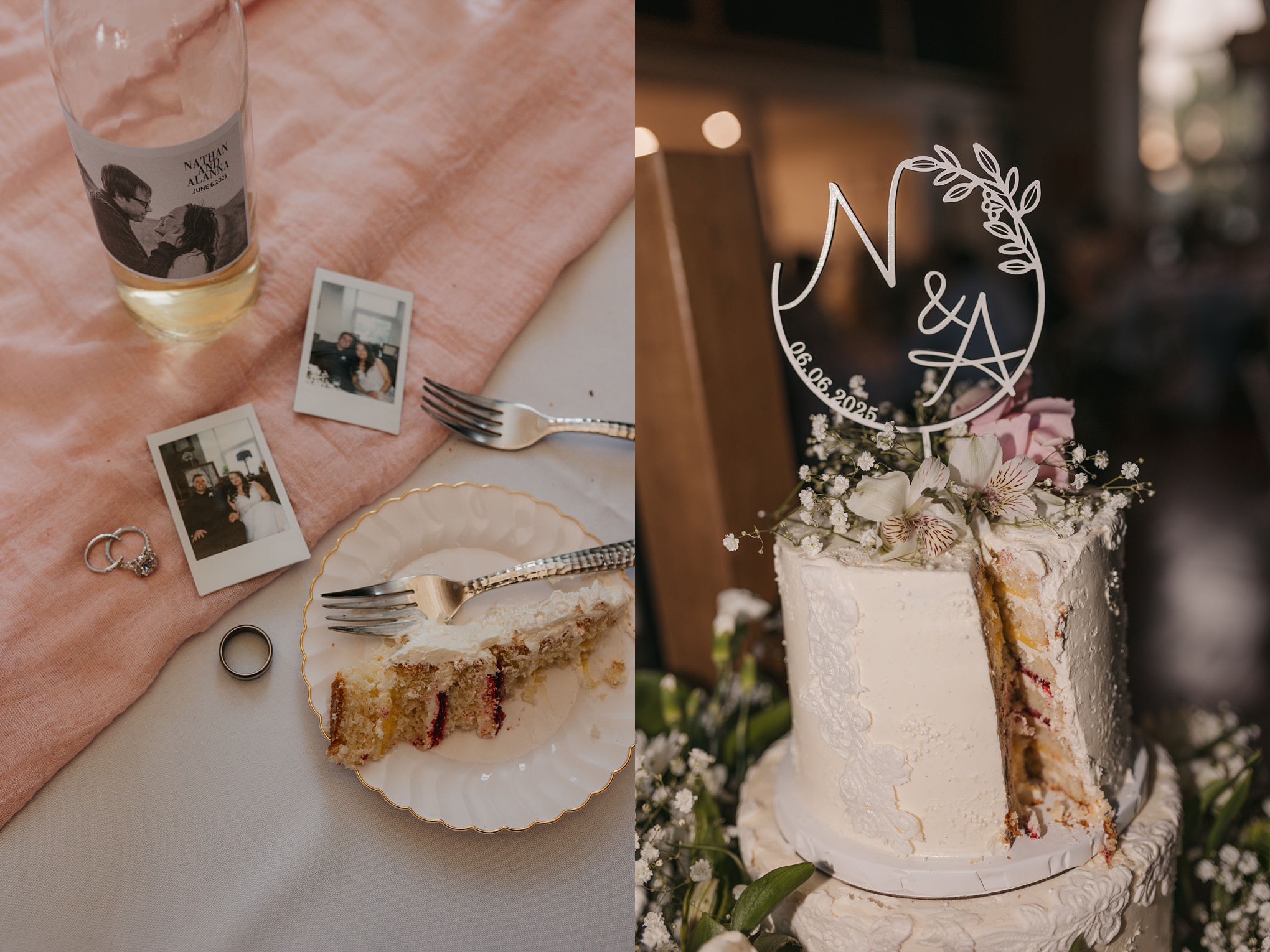Something sweet by fadiah wedding cake