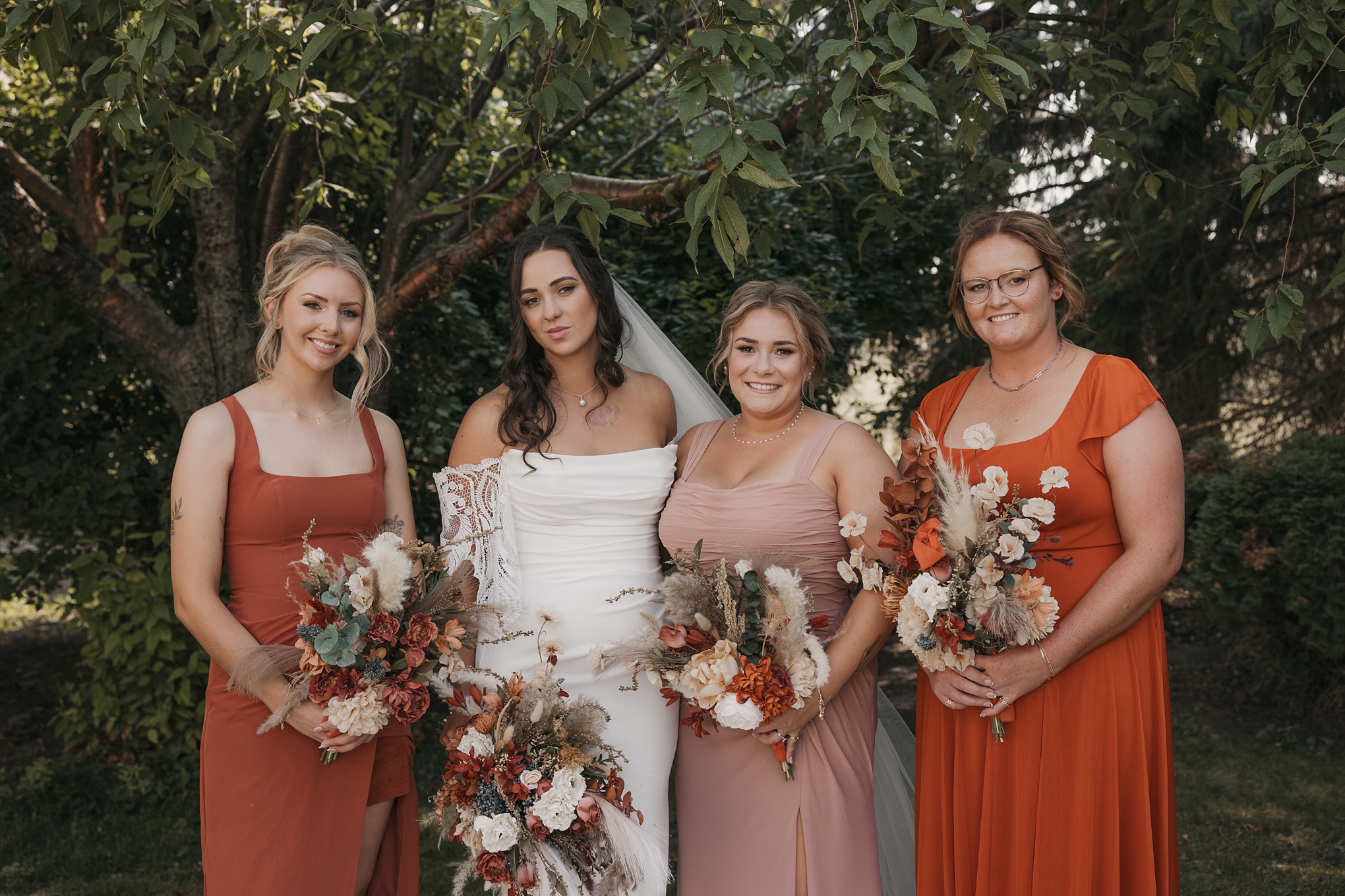 Terracotta wedding details