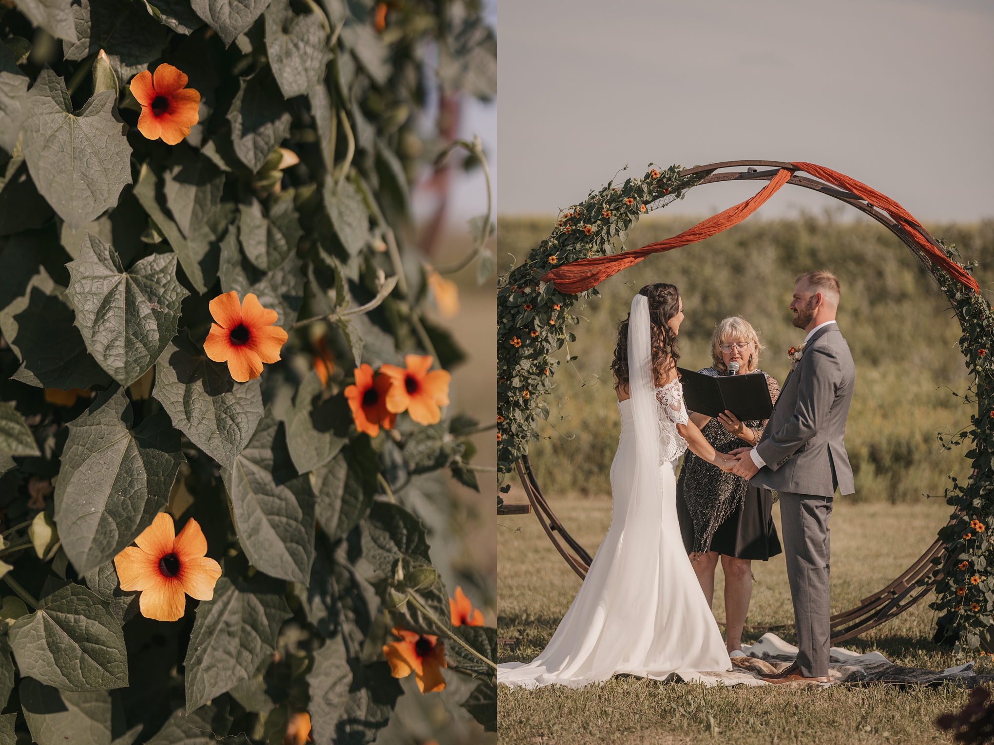Prairie Wedding Celebration Near Broadview