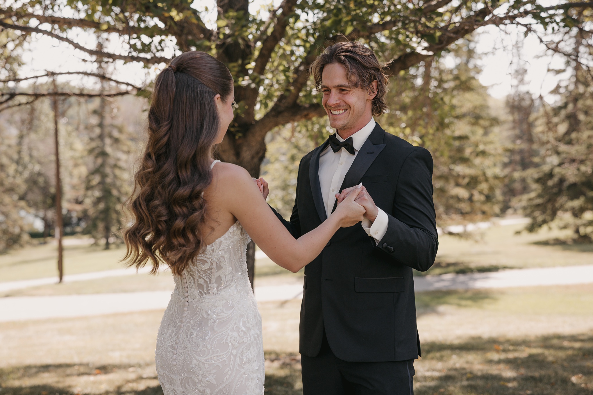 Black tie saskatoon wedding photos
