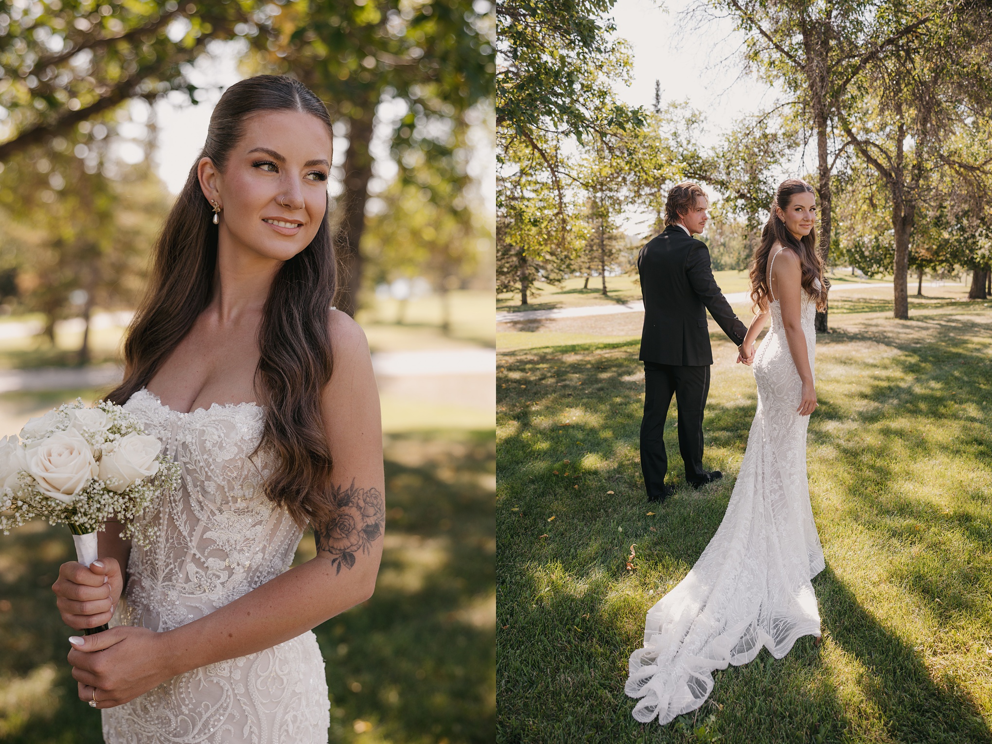Romantic Black & White Wedding at Moon Lake Golf & Country Club 