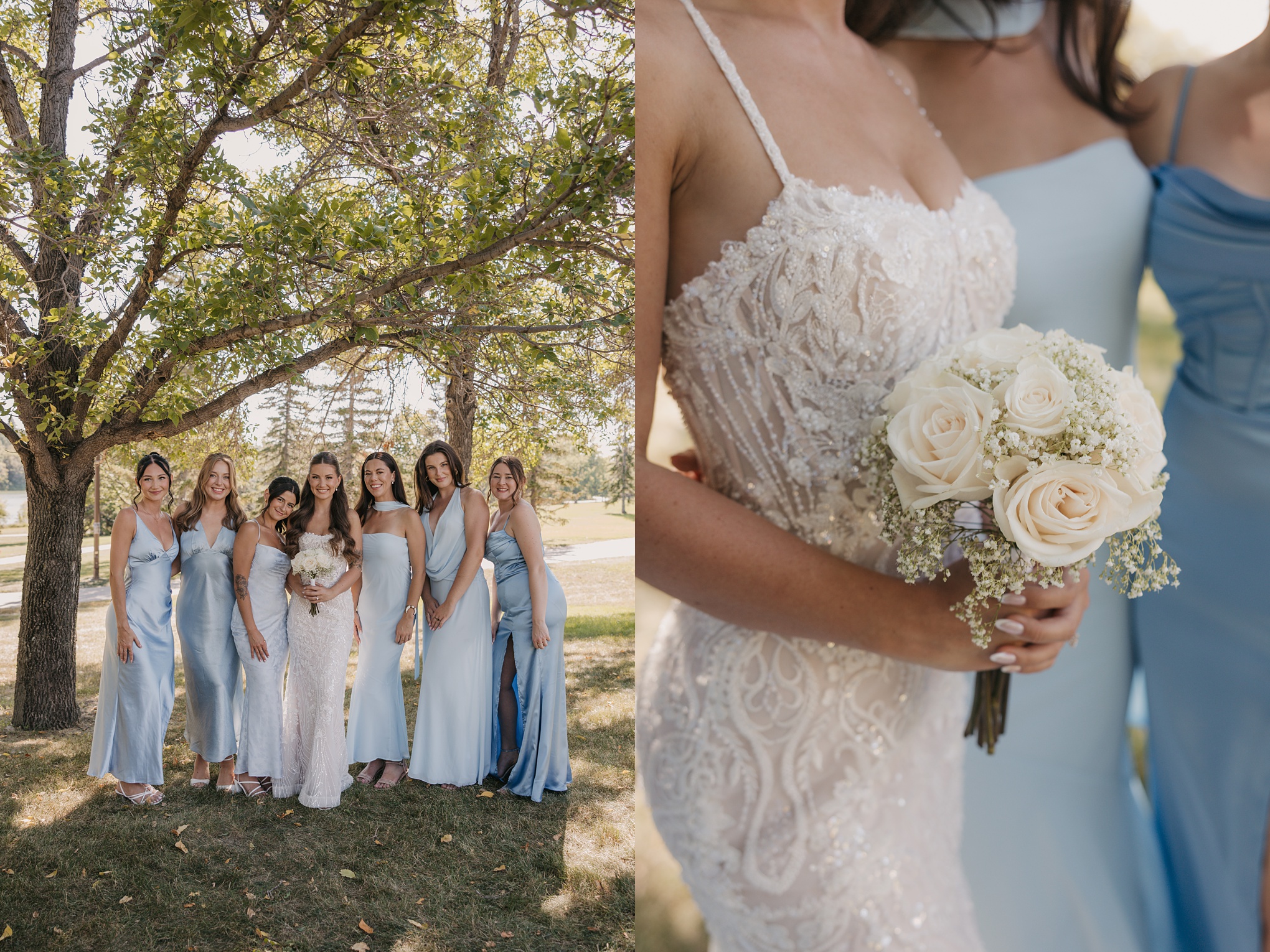 Something blue bridesmaid dresses