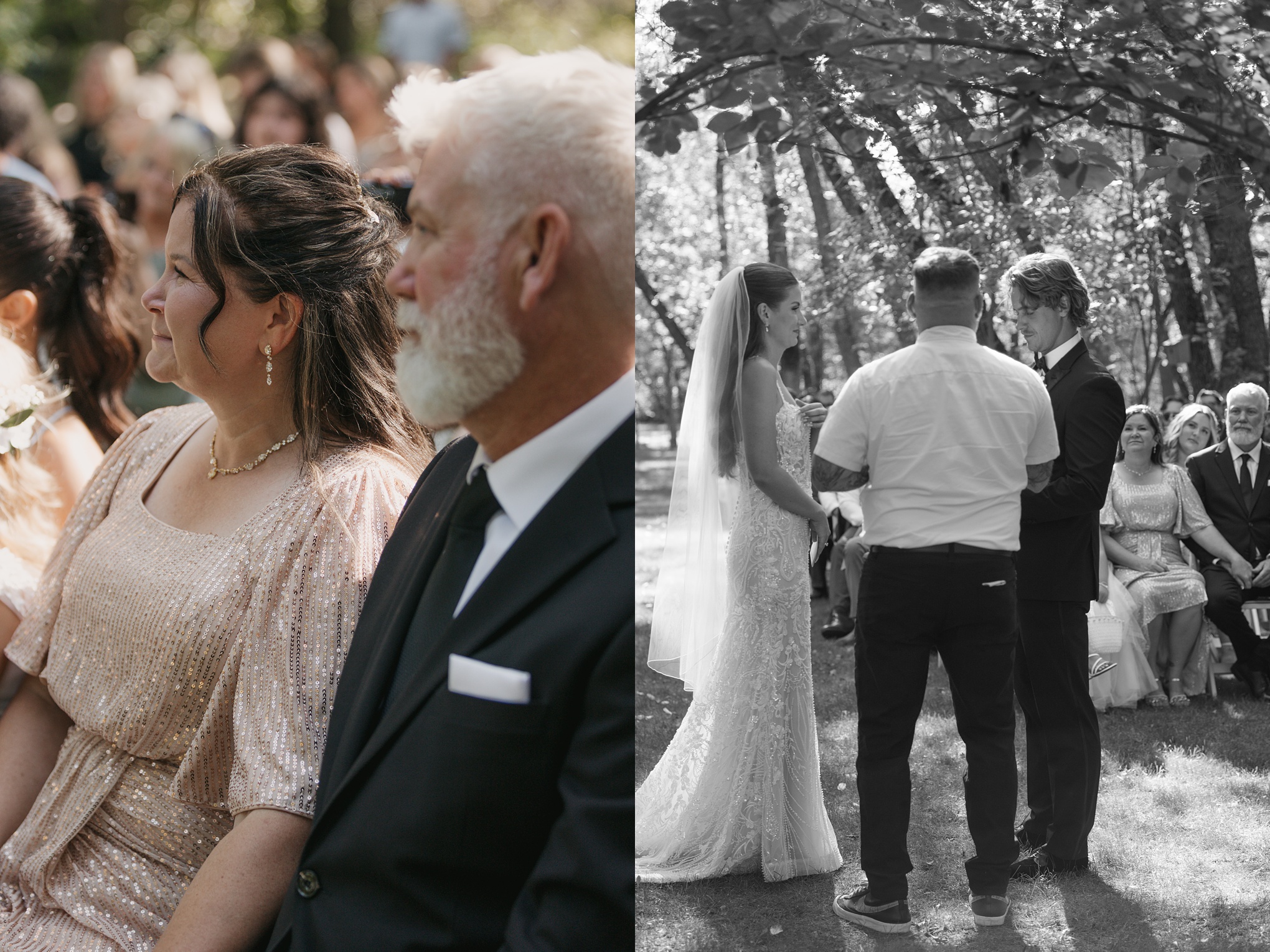 Romantic Black & White Wedding at Moon Lake Golf & Country Club