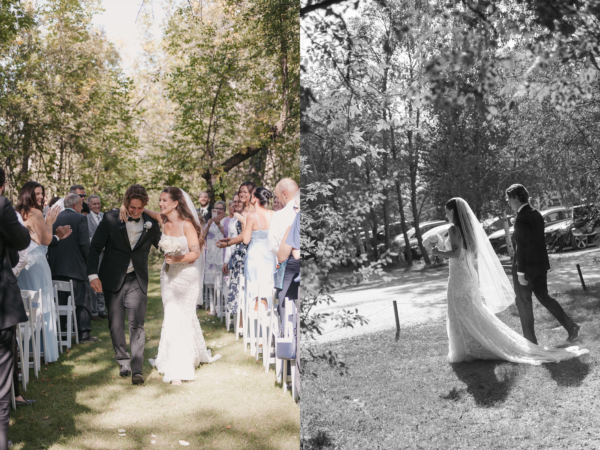 Romantic Black & White Wedding at Moon Lake Golf & Country Club