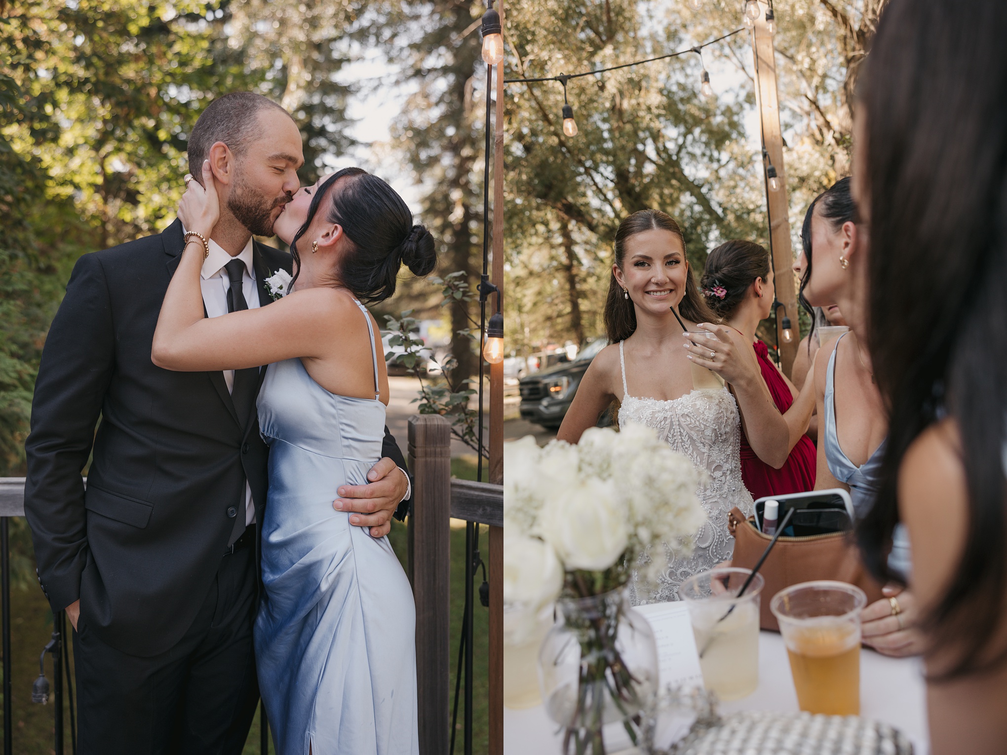 Romantic Black & White Wedding at Moon Lake Golf & Country Club